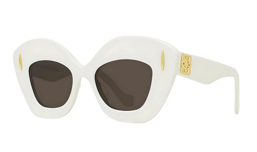 Loewe LW40127I Anagram Sunglasses in White | Designer Daydream