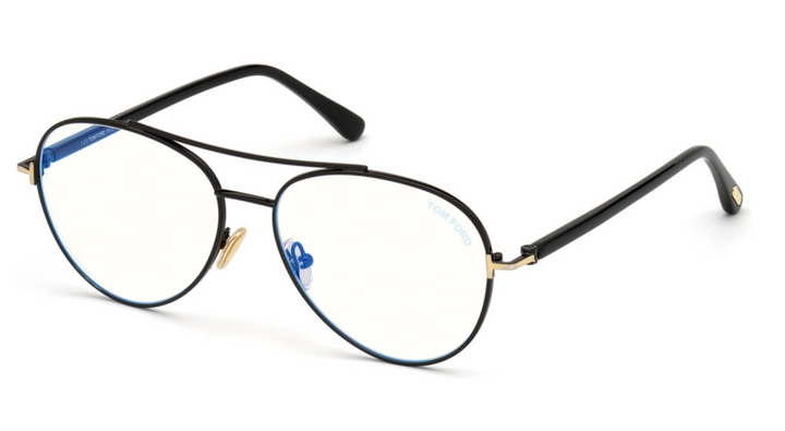 Tom Ford FT5768-B Marcos de luz azul marrón