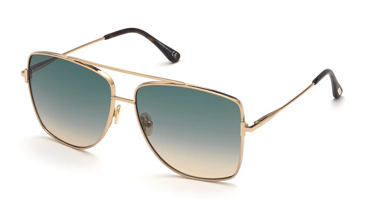 Tom Ford Reggie FT0838 Aviator Sunglasses in Blue Lens