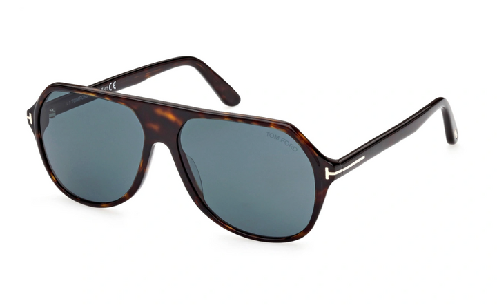 Tom Ford Hayes FT0934 Dark Havana Aviator Sunglasses