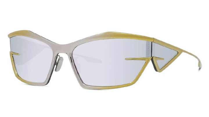 Givenchy GV40066U Cut Mask Sunglasses in Gold