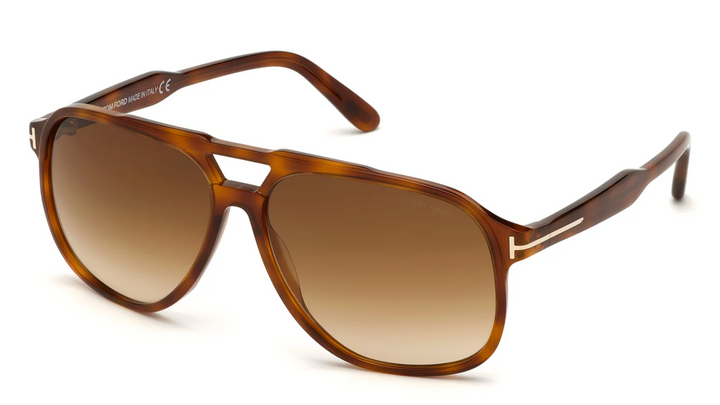 Tom Ford Raoul FT0753 Aviator Sunglasses in Havana Brown