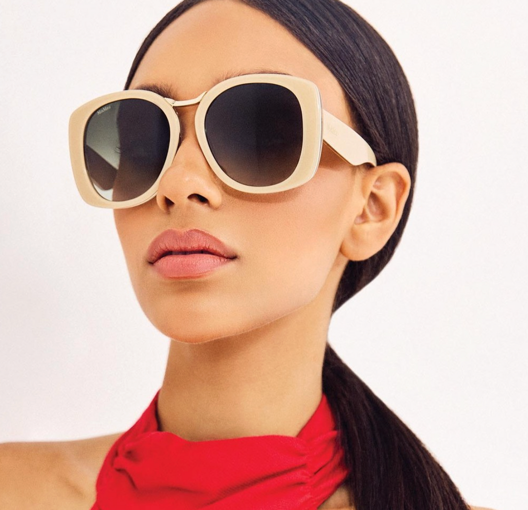 Max Mara Bridge MM0092 Sunglasses in Havana Brown