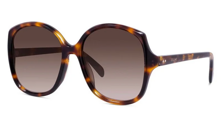 Celine CL40172U Havana Brown Round Sunglasses
