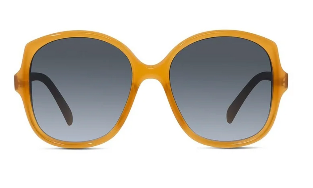 Celine CL40172U Milky Honey Round Sunglasses