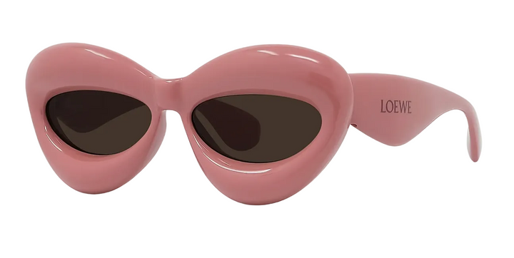 Loewe LW40097I Inflated Cat Eye Sunglasses in Pink