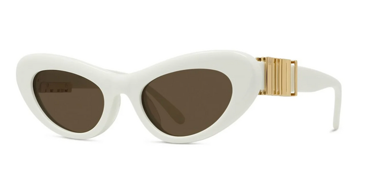 Loewe LW40156U Cat Eye Sunglasses in White