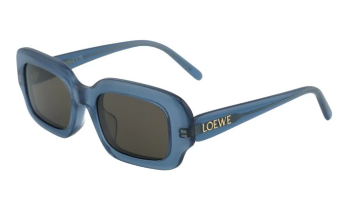 Loewe LW40158F Rectangular Sunglasses in Blue