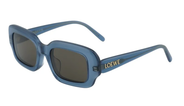 Loewe LW40158F Rectangular Sunglasses in Blue – Designer Daydream