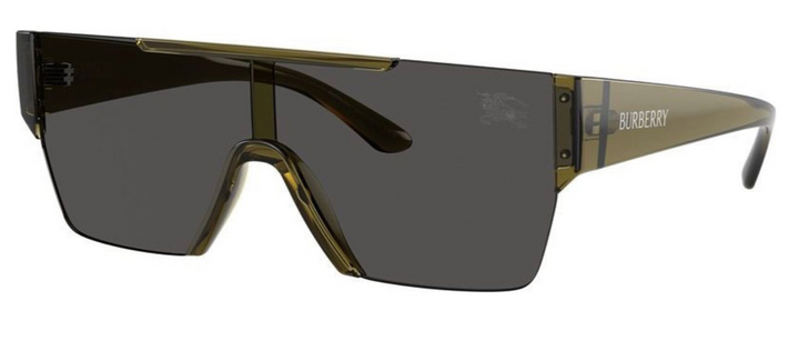 Burberry BE4291 Gafas de sol con escudo espejado en dorado