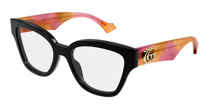 Monturas estilo ojo de gato Gucci GG1424O en negro 