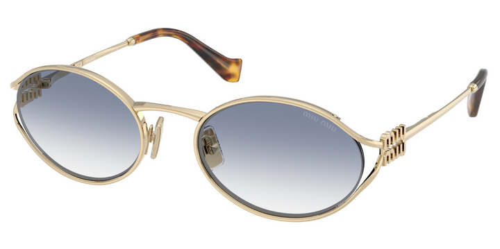 Miu Miu MU52YS Gafas de sol de metal dorado