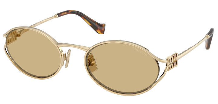 Miu Miu MU52YS Gafas de sol de metal dorado
