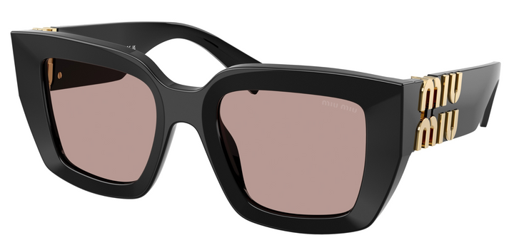 Miu Miu MU B05S Black Pink Square Sunglasses
