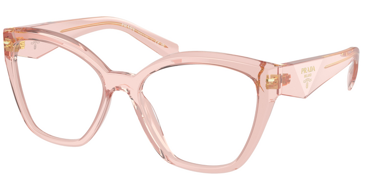 Prada PR20ZV Cat Eye Frames in Transparent Peach
