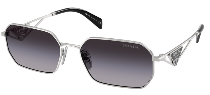 Gafas de sol Prada PR A51S en espejo azul dorado 