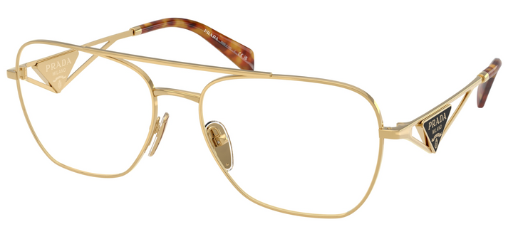 Prada PR B50V Pilot Eyeglasses Frames in Gold