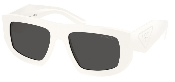 Prada PR D04SU Aviator Sunglasses in White