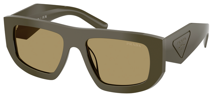 Prada PR D04SU Aviator Sunglasses in Green