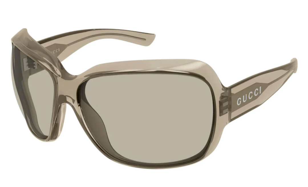 Gafas de sol con montura gruesa en marrón Gucci GG1338SK