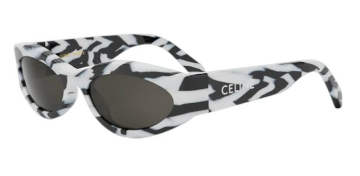Celine CL40288I Monochroms Animal Print Cat Eye Sunglasses