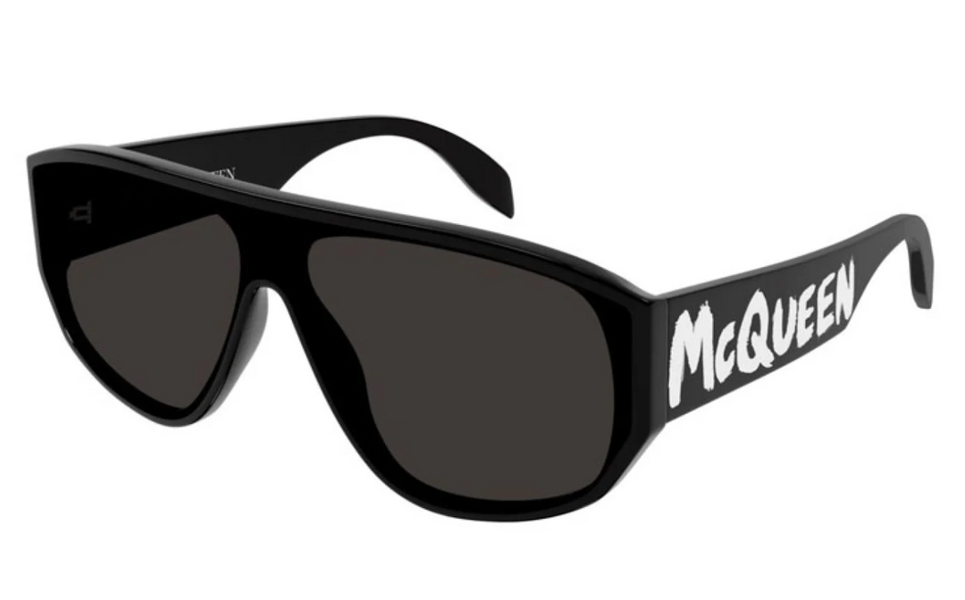 Alexander McQueen AM0386S Black Sunglasses