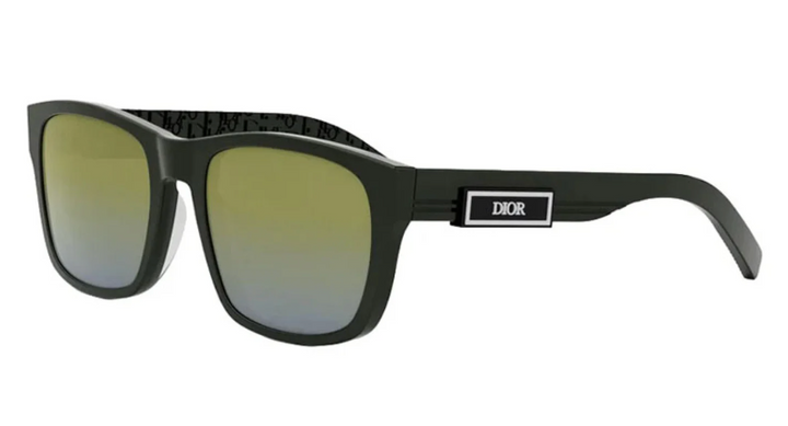 Dior B23 S2F Sunglasses in Dark Green - Designer Daydream