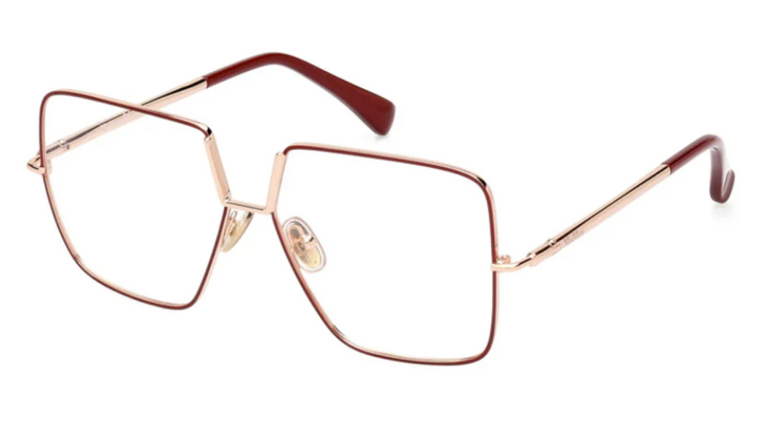 Max Mara MM5120 Oversized Eyeglasses Frames in Red