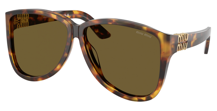 Miu Miu MUA08S Havana Brown Oversized Sunglasses