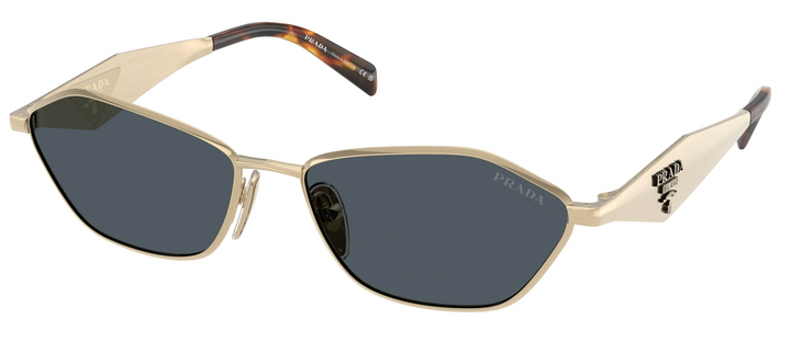 Prada PR D50S Metal Sunglasses in Gold Grey