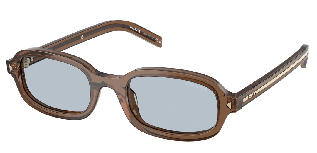 Prada PR D06S Sunglasses in Transparent Brown