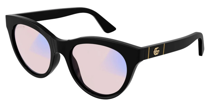 Gucci GG0763S Marmont Cat Eye Sunglasses in Black Photochromic Lens