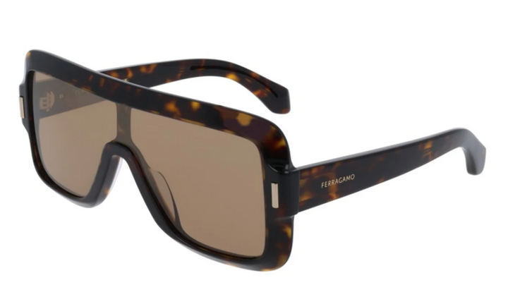 Salvatore Ferragamo SF2061SE Mask Sunglasses in Brown