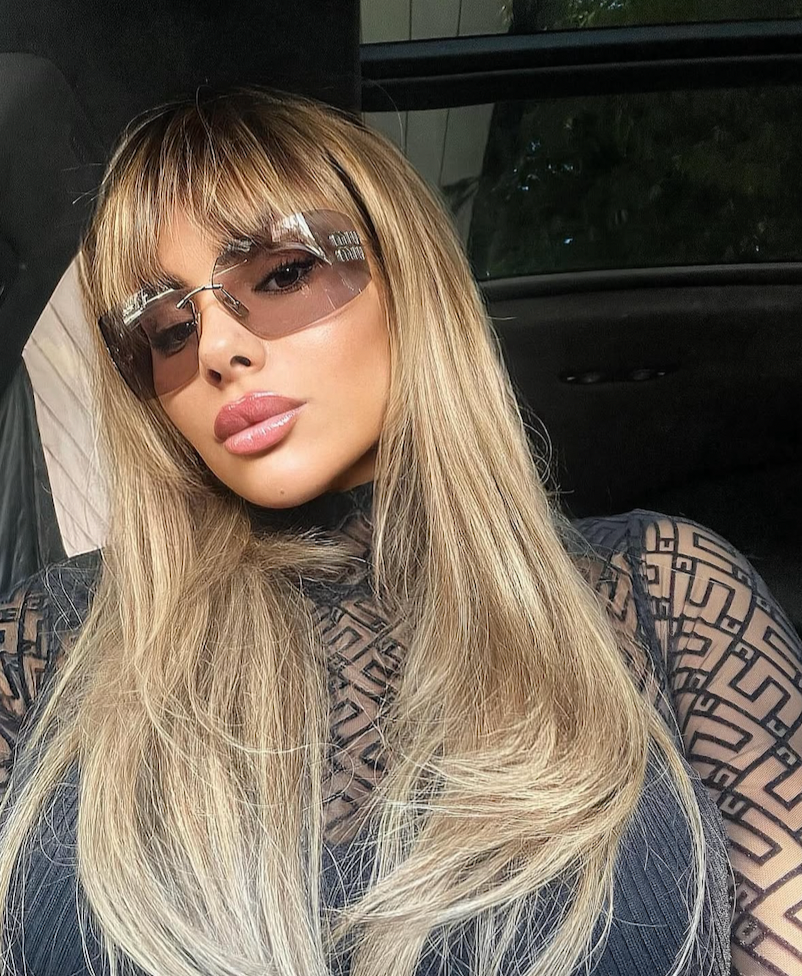 Gafas de sol Miu Miu MU54YS en gris claro