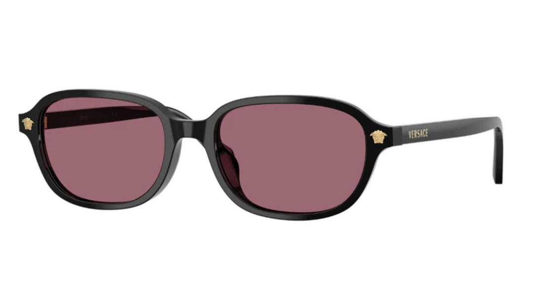 Versace Gafas de sol con máscara VE4446 en negro