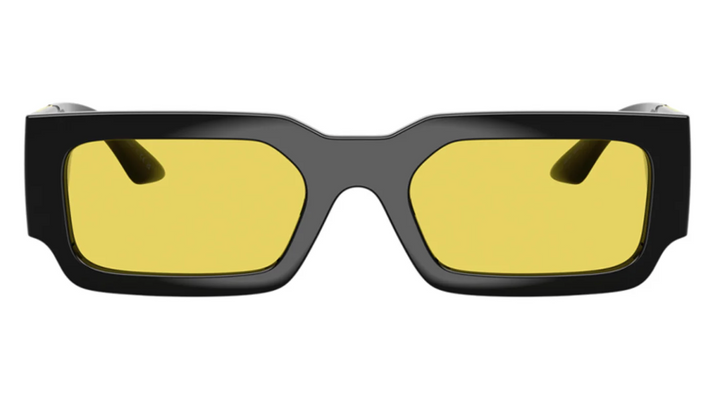 Versace Gafas de sol con máscara VE4446 en negro