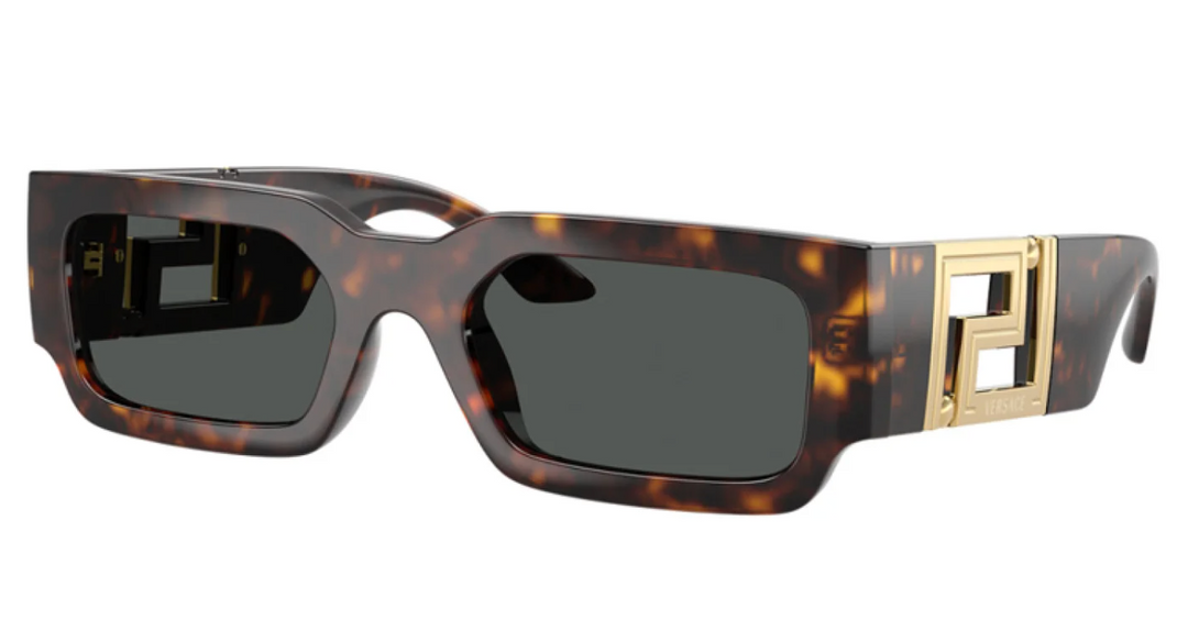 Versace Gafas de sol con máscara VE4446 en negro