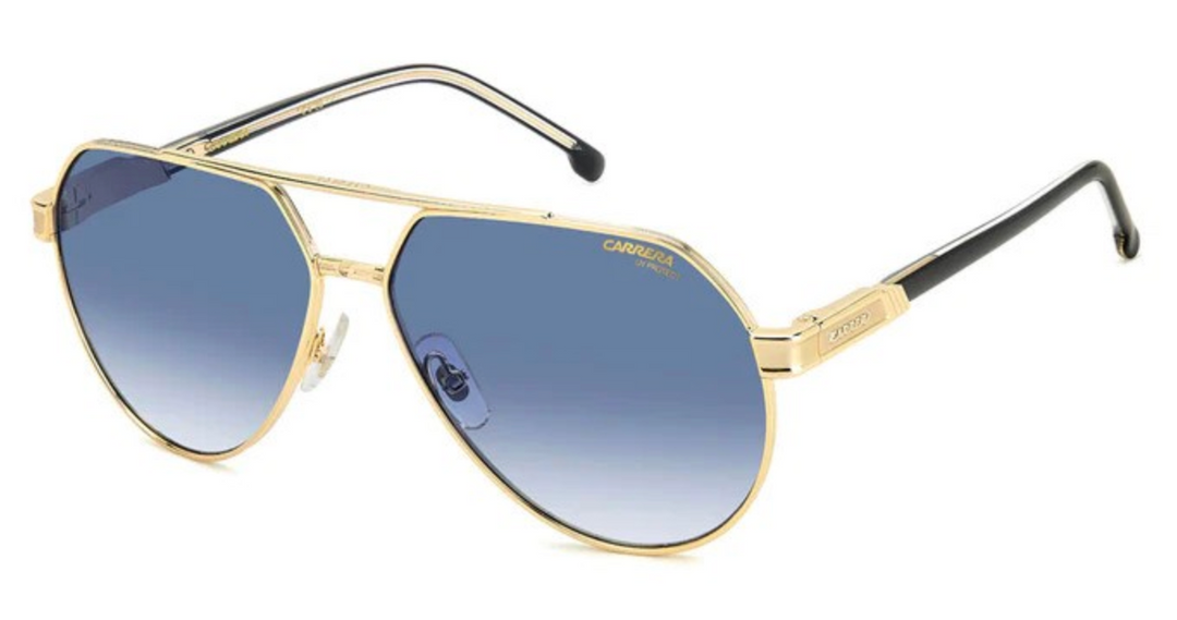 Carrera 1067/S Aviator Sunglasses in Gold Blue