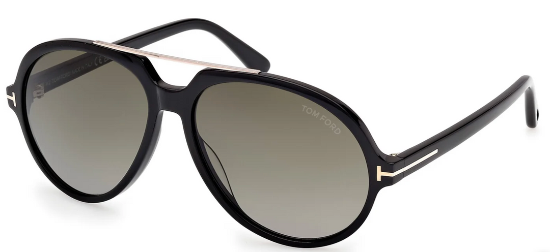Tom Ford Alato FT1210 Aviator Sunglasses in Black