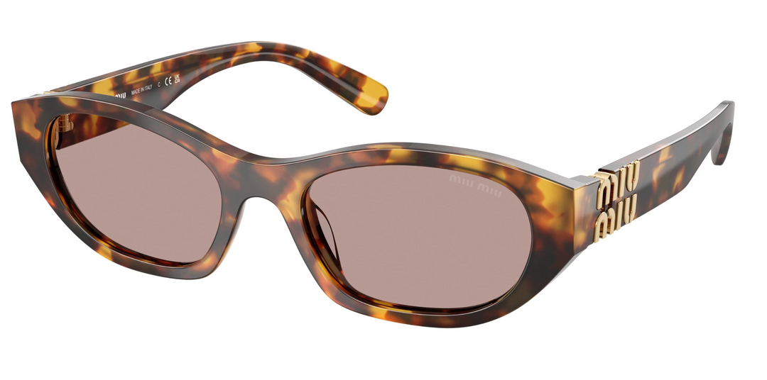 Miu Miu MUA03S Honey Havana Pink Cat Eye Sunglasses