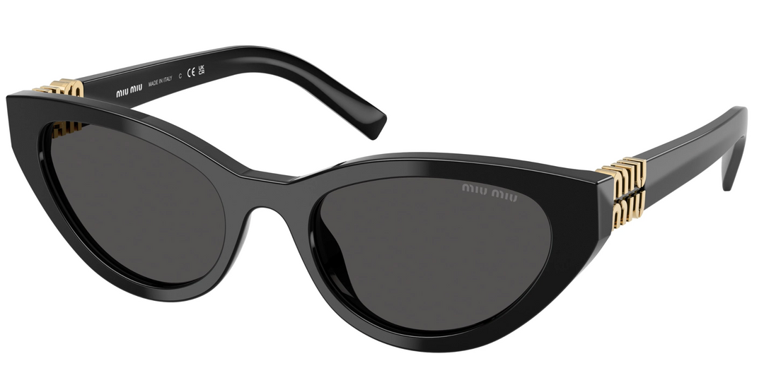 Miu Miu MU A04S Black Cat Eye Sunglasses