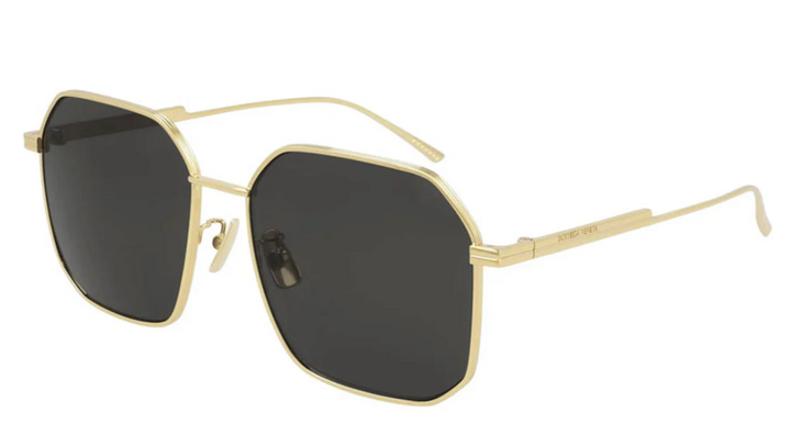 Bottega Veneta BV1108SA Gold Square Sunglasses