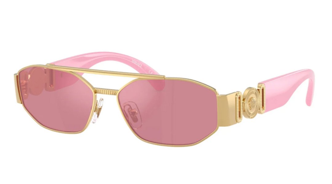 Versace Gafas de sol de aviador en rosa VK2002 para niños