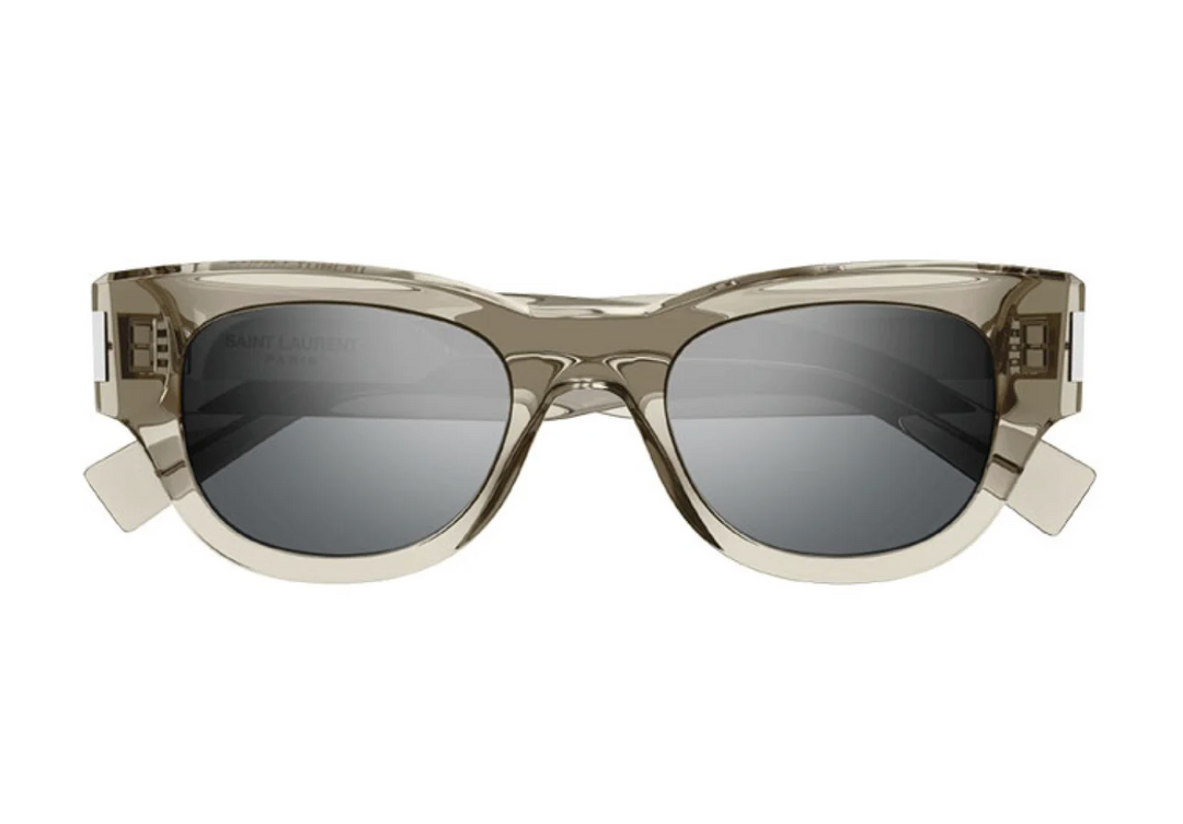 Saint Laurent SL573 Sunglasses in Transparent Mirror