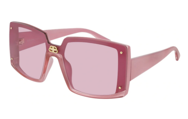 Balenciaga BB0081S Square Sunglasses in Pink