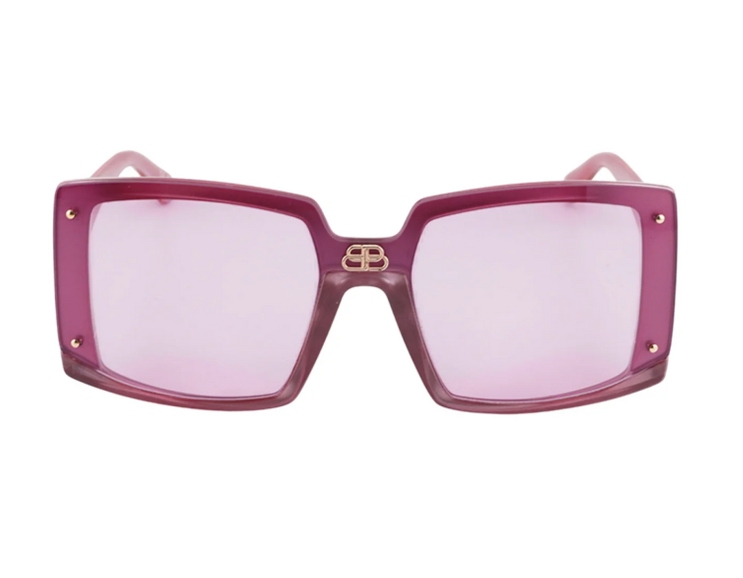 Balenciaga BB0081S Square Sunglasses in Pink