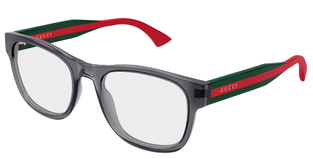 Gucci GG0004ONN Square Eyeglasses Frames in Grey