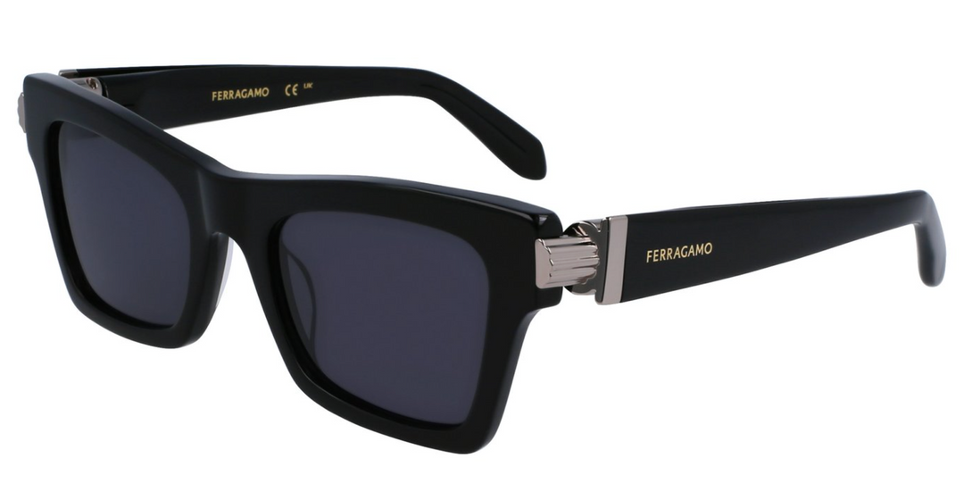 Salvatore Ferragamo SF225S gafas de sol azules sin montura