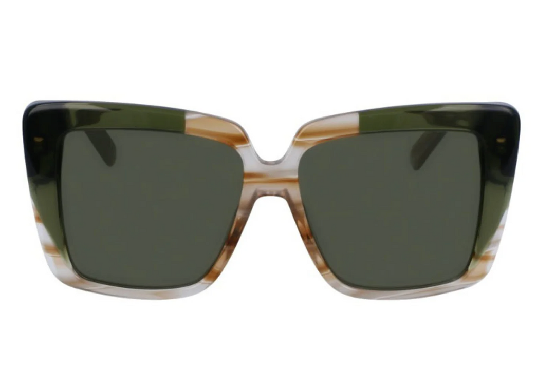 Salvatore Ferragamo SF1060SN Sunglasses in Striped Honey