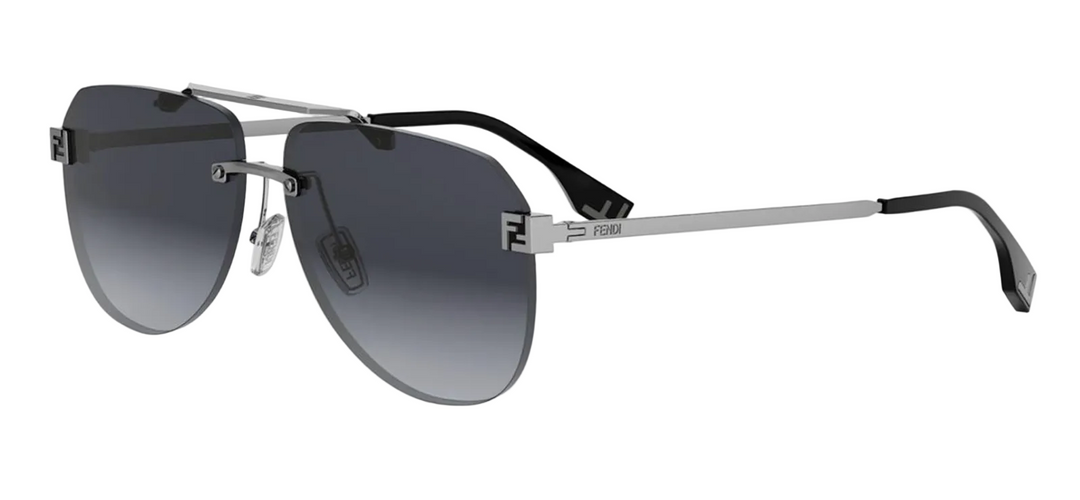 Fendi FE40115U Sky Aviator Sunglasses in Silver